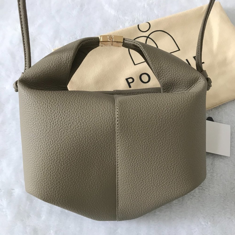 Polene Numero Onze Beri Leather Crossbody Bag